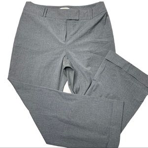 talbots 10 petites stretch slacks grey wide leg